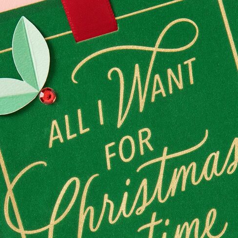 Hallmark Romantic Christmas Card (All I Want for Christmas) in Saudi Arabia