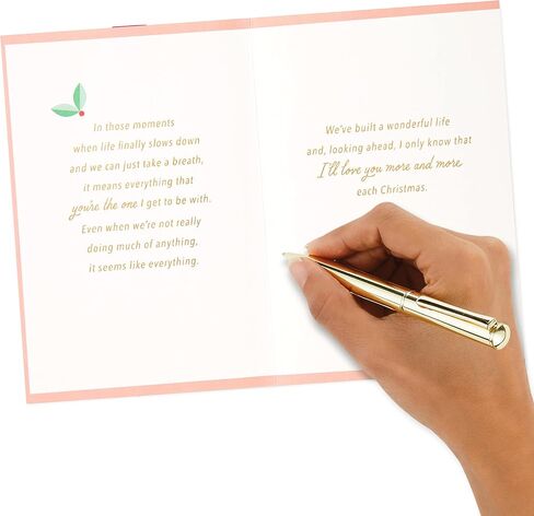 Hallmark Romantic Christmas Card (All I Want for Christmas) in Saudi Arabia