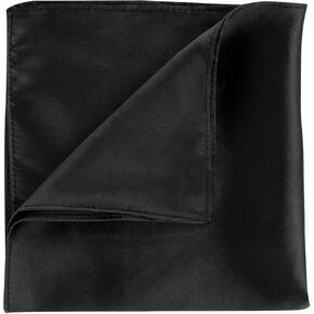 WLLHYF Silk Pocket Squares for Men Handkerchiefs Solid Color 13.7"x 13.7" Soft Prefolded Pocket Square White Handkerchiefs Men Suit Accessories for Wedding Party