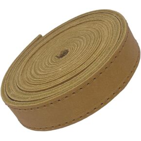 Tan Leather Strap With Matching Stitching 72" long 1/2 “ Wide ⅛" Thick