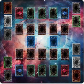 Card Rubber Mat - 2 Player, Square playmat for Gamer 60x60cm/23.6x23.6inch in Saudi Arabia