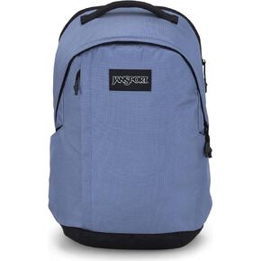 JanSport Station Pack – Large Backpack with Side Access Padded Laptop Sleeve, Dual Water Bottle Pockets, and Organizer Loft Pocket, Black