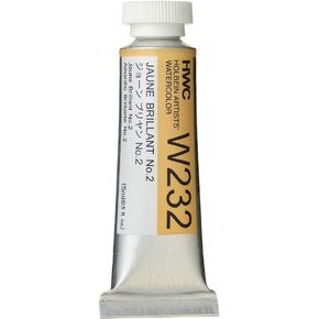 Holbein Artist's Watercolor 15ml Tube (Jaune Brillant No.2) W232