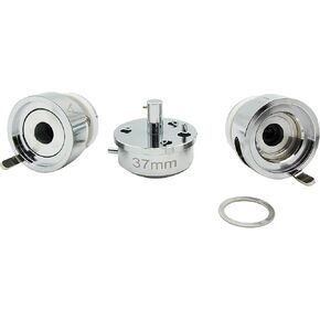 ChiButtons 37mm (1.5") Interchangeable Round Die Moulds-S1 + Free Pin Button Components (100 sets)