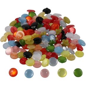 130 Pcs Colorful Mushroom Shape Sewing Buttons,11.5mm Single Hole Buttons for Clothes Coat Shirt Crafting Sewing
