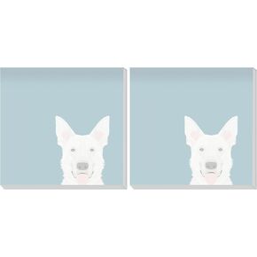 2 Pack Sticky Notes 3x3 Inches, Bright Cute Strong Sticking Power, Easy to Post for Home, Office, 80sheets/Pads, Watercolor Mountain Painting