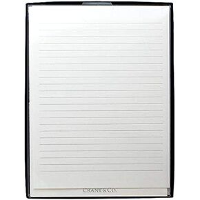 Crane & Co. Ruled Pearl White Half Sheet (CH3381)