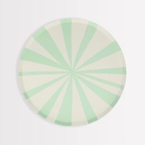 Meri Meri Pink Stripe Dinner Plates (Pack of 8)