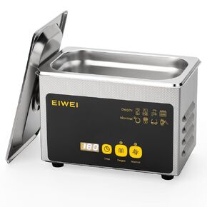 EIWEI 3L Ultrasonic Cleaner Professional Adjustable Power Ultrasonic Cleaner Machine Knob Jewelry Cleaner Heater Timer for Carburetor, Jewelry, Glasses, Dentures, Circuit Boards, Automotive Parts