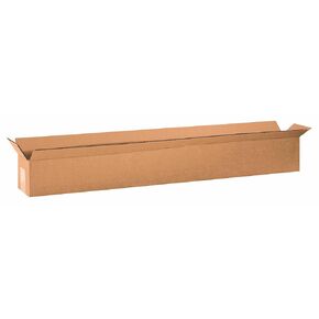 Aviditi 3644 Long Corrugated Cardboard Box 36" L x 4" W x 4" H, Kraft, for Shipping, Packing and Moving (Pack of 25)
