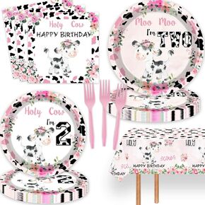51 Pcs Construction 2nd Birthday Party Supplies Dump Truck Two Years Old Tablecloth Paper Plates Napkins Forks Dinnerware for Construction 2nd Birthday Party Supplies Decorations