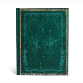 Paperblanks | Viridian | Old Leather Collection | Hardcover Journal | Ultra | Lined | Elastic Band Closure | 144 Pg | 120 GSM (Old Leather Classics)