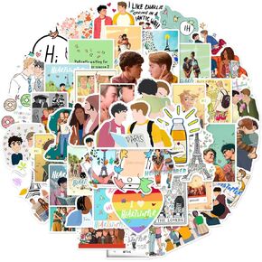 Heartstoppe Stickers for Adult,DIY Decoration，Hot TV Series Heartstopper,Cartoon Stickers Cartoon Vinyl Waterproof Stickers for Phone Water Bottle