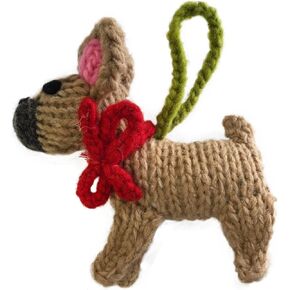 Chilly Dog French Bulldog Dog Ornament