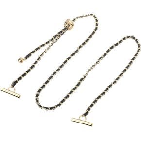 uxcell Purse Chain Strap, 51 Inch Adjustable Bag Chains Strap Replacement Crossbody Chain Strap Handbag Chains for DIY Wallet Clutch Bags, White/Light Gold