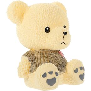 Box Love Piggy Bank Bear Shaped Piggy Bank Birthday Present Cartoon Bear Shaped Piggy Banks Decorations Decorate Household Piggy Bank Bear Piggy Bank Money Box Ornaments Vinyl