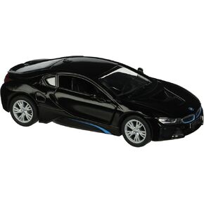 KiNSMART BMW i8 Black 5" 1:36 Scale Die Cast Metal Model Toy Car w/Pullback Action