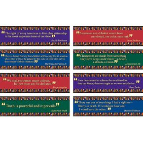 Edupress Black American Quotes Mini Bulletin Board (EP63619)