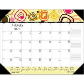 House of Doolittle 2025 Geometric Monthly Desk Pad Calendar, 22 x 17 Inches, January - December (HOD149-25)