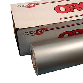 Silver Gray 24" x 10 Ft Roll of Oracal 631 Vinyl for Craft Cutters and Vinyl Sign Cutters