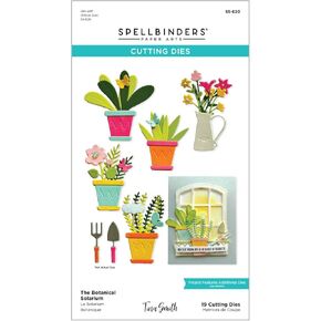 Spellbinders The Botanical Solarium Etched Dies, Metal