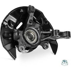Front Left and Right Side Steering Knuckles & Wheel Bearing Hub Assembly Compatible with 2003-2008 Toyota Corolla Replace 698-389
