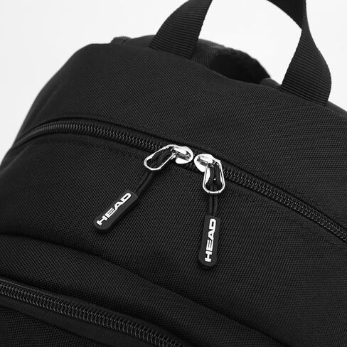 HEAD Waterproof Travel Backpack for Women & Men, Lightweight Laptop Backpack Computer Bag fits 15.6 Inch Notebook, Casual Daypack College Backpacks with 9 Pockets for Overnight/Sports Gym/Work/Fitness in Kuwait