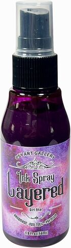 CSY Art Gallery Oxide Ink Spary Set Spray Stain,Purple Spray Inks, Spray Stain Mixed Media, Junk Journal, Scrapbook, Stamping, Collage, Altered Art (Jupiter) in Saudi Arabia