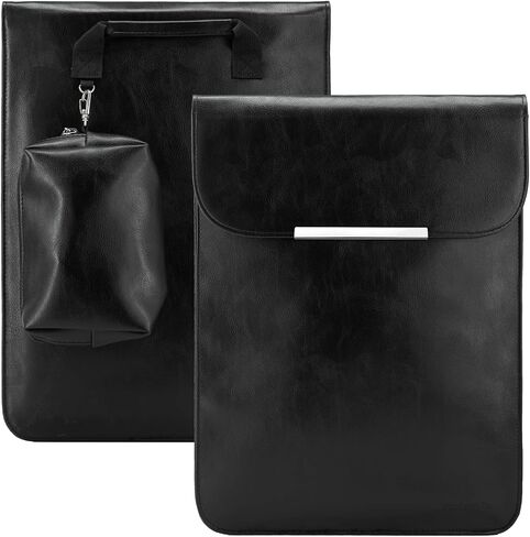 Laptop Sleeves (Grey(Leather), 15-16inch) in Kuwait