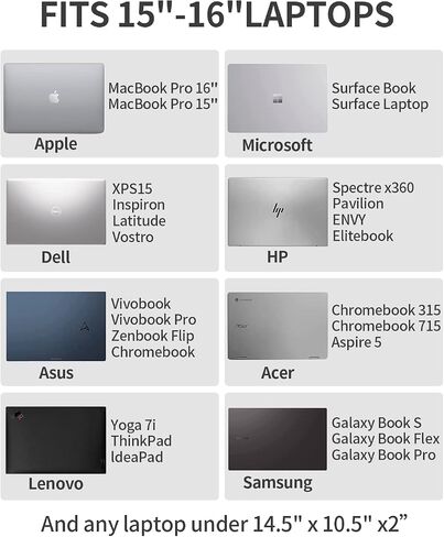 Laptop Sleeves (Grey(Leather), 15-16inch) in Kuwait