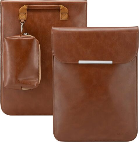 Laptop Sleeves (Grey(Leather), 15-16inch) in Kuwait