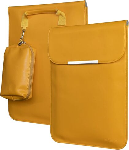 Laptop Sleeves (Grey(Leather), 15-16inch) in Kuwait