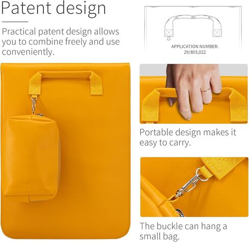 Laptop Sleeves (Grey(Leather), 15-16inch) in Kuwait