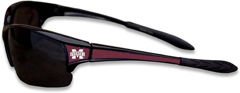 Purdue Boilermakers Black Sports Elite Style Sunglasses with Logo on the Corners in Saudi Arabia