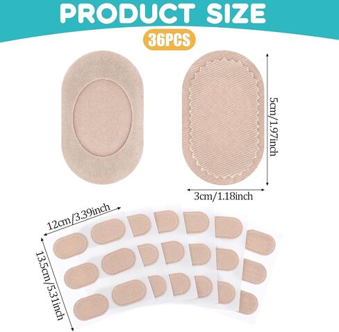 36 PCS Bunion Pain Relief Pads Self-Adhesive Bunion Protector Pad Reduce Friction & Pressure Bunion Cushions Pads for Corns, Blisters, and Bunion in Saudi Arabia