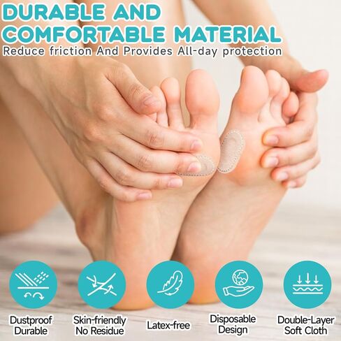 36 PCS Bunion Pain Relief Pads Self-Adhesive Bunion Protector Pad Reduce Friction & Pressure Bunion Cushions Pads for Corns, Blisters, and Bunion in Saudi Arabia