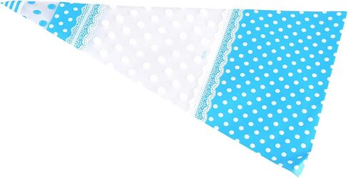 50 Packs Cone Cellophane Bags,6.69 x 11.81in Clear Cone Shaped Treat Bags with Twist Ties for Party Handmade Cookies Wedding Birthday Gift (Blue 4 wires*17cm*30cm) in Kuwait