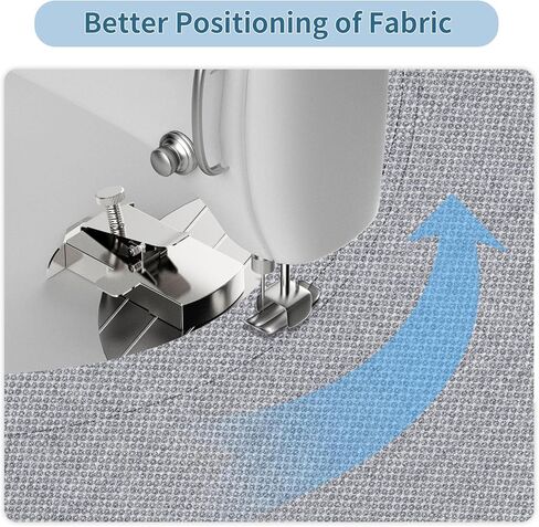 Sewing Magnetic Seam Guide, Professional Magnetic Seam Rule with Clip, Universal Magnetic Hem Seam Guide with Clip Hemmer, Quilting Supplies, Multifucntional Tool Make Sewing Easier for Beginner in Saudi Arabia
