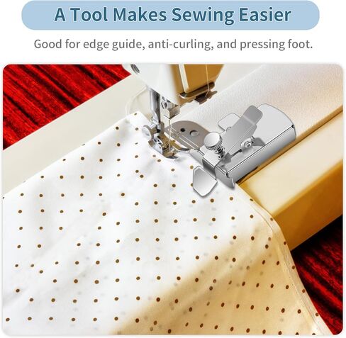 Sewing Magnetic Seam Guide, Professional Magnetic Seam Rule with Clip, Universal Magnetic Hem Seam Guide with Clip Hemmer, Quilting Supplies, Multifucntional Tool Make Sewing Easier for Beginner in Saudi Arabia