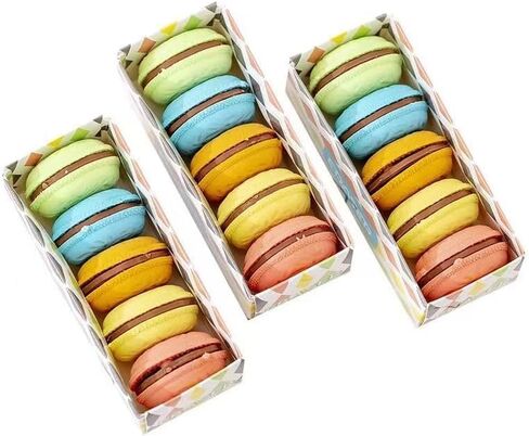 5Pcs Multicolour Sweet Mistakes Macaron Erasers, Scented, Fun for School, Home, or Office Writing and Correction Supplies in Saudi Arabia