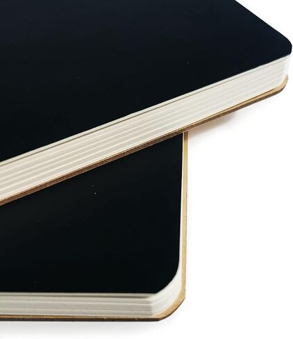 Spiral Notebook, 2Pack Large Spiral Journal Notebook, Wirebound Black Lined Notebook, Colleged Ruled Notebook, Thick Paper，10"x 7" in Saudi Arabia