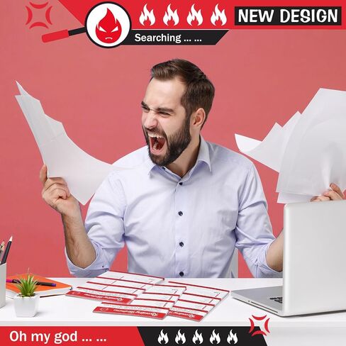 101 قطعة من Eaasty تسجيل نوبة الغضب، هدايا زملاء العمل المضحكة للنساء، 5 عبوات من وسادات المذكرات الورقية الممتعة مع قلم للوازم المكتبية، هدية مفكرة نوبة الغضب لصديق الزميل in Kuwait