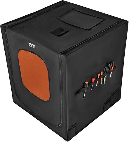 VEVOR Laser Engraver Enclosure, 3-in-1 Multifunctional 3D Printer Enclosure with LED Light & Exhaust Fan and Pipe Fully Enclosed Engraving Machine Cover Insulates Smoke, Noise in Saudi Arabia