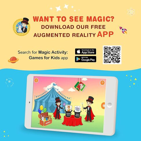 Magic Zoo - بطاقات فلاش رباعية الأبعاد للأطفال: الحيوانات تنبض بالحياة (شاهدها وهي تمشي وتتحدث وتجري وتأكل) مع الواقع المعزز - 26 بطاقة فلاش تعليمية تفاعلية (يتضمن تطبيق الواقع المعزز) in Saudi Arabia