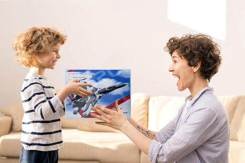 SU-35 RC Plane, 2CH Remote Control Airplane, Ready & Easy to Fly for Beginners, RC Aircraft Jet with Luminous (Blue) in Saudi Arabia