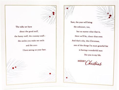Hallmark Christmas Romantic Card for Husband or Boyfriend (Love of My Life Forever) (0599XXH2085) in Saudi Arabia