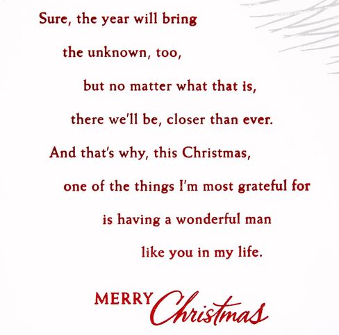 Hallmark Christmas Romantic Card for Husband or Boyfriend (Love of My Life Forever) (0599XXH2085) in Saudi Arabia