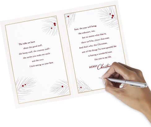 Hallmark Christmas Romantic Card for Husband or Boyfriend (Love of My Life Forever) (0599XXH2085) in Saudi Arabia