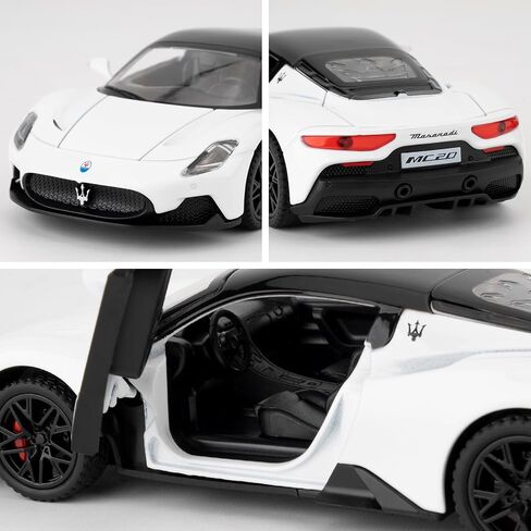 1/32 Maserati MC20 Alloy Model car, Model Toy with Pull Back Function, Toy car That Makes Sound and Bright Light, Model Toy for Collection, Gift for Kids (red) in Kuwait