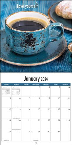 TURNER PHOTOGRAPHIC Coffee 12x12 Photo Wall Calendar (25998940075) in Saudi Arabia